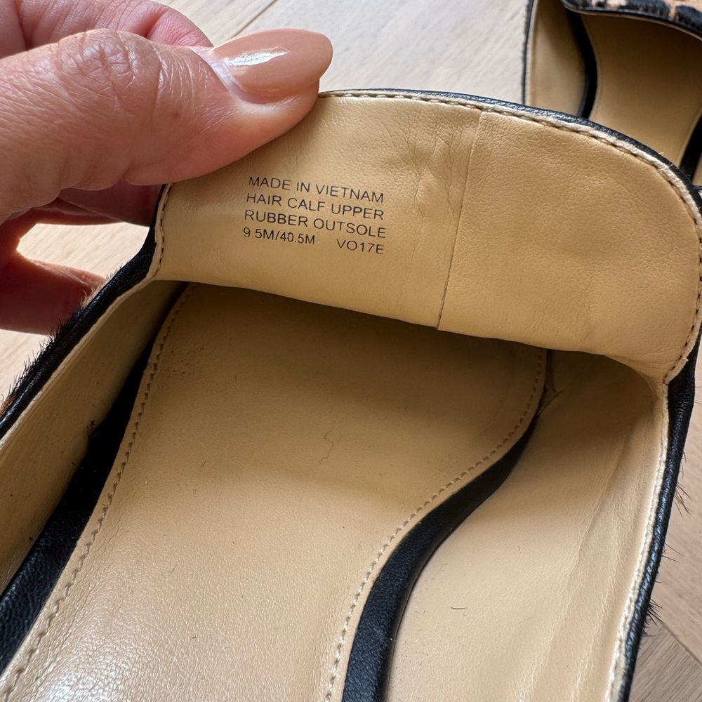 MICHAEL Michael Kors Leopard calf hair Slip-On Mules - Brown/Black - Picture 6 of 6